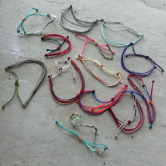 Colorful String Bracelets Set - Picture 2 of 2